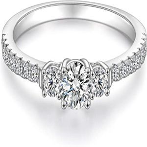 SHINYSO Wedding Band for Women Cubic Zirconia CZ Engagement Ring